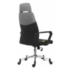 STERLING fejtámlás irodaszék - szürke/fekete