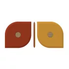 Floracoustic hangszigetelő panel 600x600 mm - Sárga-narancs