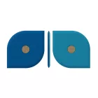 Floracoustic hangszigetelő panel 600x600 mm - Kék-türkiz