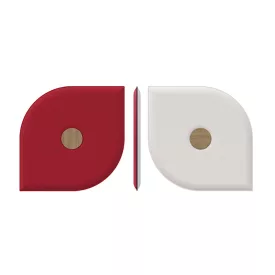   Floracoustic hangszigetelő panel 600x600 mm - Piros-krémfehér