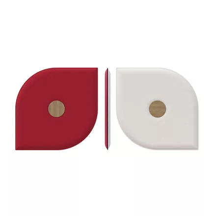 Floracoustic hangszigetelő panel 600x600 mm - Piros-krémfehér