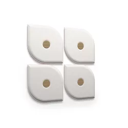 Floracoustic fali hangszigetelő panel - Krémfehér-Piros