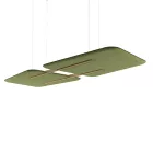 Naturwall függő hangszigetelő panel - Mohazöld