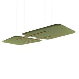 Naturwall függő hangszigetelő panel - Mohazöld