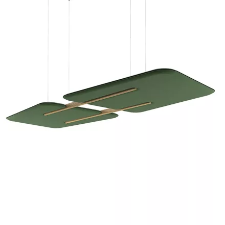 Naturwall függő hangszigetelő panel - Sötétzöld