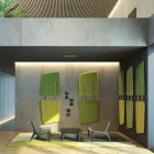 Naturwall fali hangszigetelő panel - Olajzöld