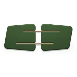 Naturwall fali hangszigetelő panel - Sötétzöld