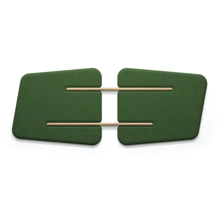 Naturwall fali hangszigetelő panel - Sötétzöld