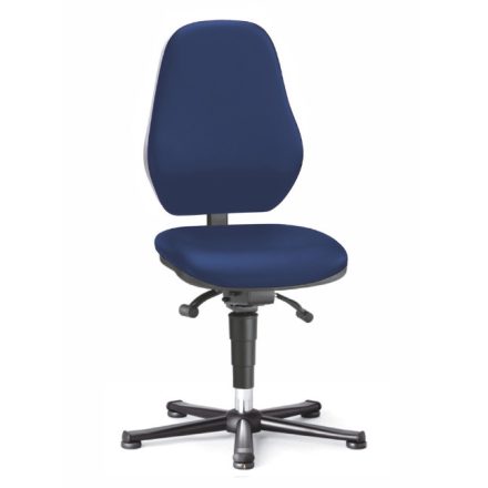 Bimos Basic ESD 1 fix talpas munkaszék - Szinkron mechanika - Kék szövet