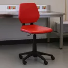 Laborszék könnyű karbantartással és higiénikus poliuretán felülettel