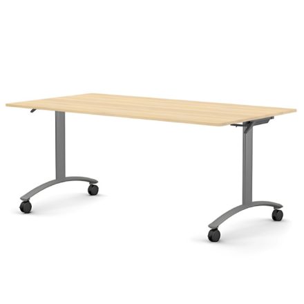 Classic összecsukható asztal 1800 mm széles lappal, 750 mm-es szürke lábbal