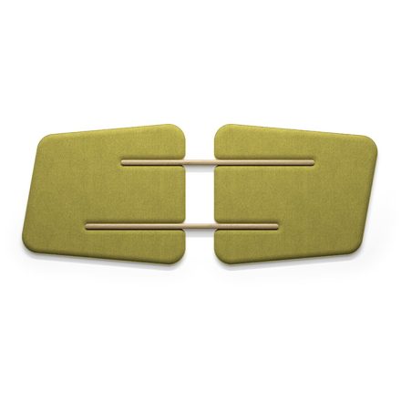 Green Wood fali hangszigetelő panel - Olajzöld