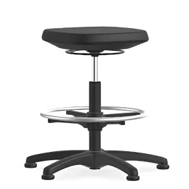   Bimos Labsit fix talpas, magasított laboratóriumi zsámoly - műanyag lábcsillag