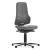 Bimos Neon 1 fix talpas munkaszék - állandó érintkezésű, szürke műbőr párnázat, szürke