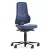 Bimos Neon 2 görgős munkaszék - állandó érintkezésű, kék műbőr párnázat, kék