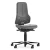 Bimos Neon 2 görgős munkaszék - szinkronmechanika, szürke műbőr párnázat, szürke