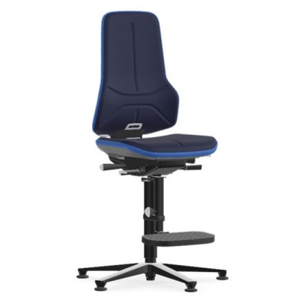 Bimos Neon 3 fix talpas, magasított szék - szinkronmechanika, kék szövet párnázat, kék