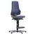 Bimos Neon 3 fix talpas, magasított szék - szinkronmechanika, kék műbőr párnázat, szürke