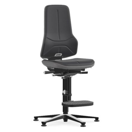 Bimos Neon 3 fix talpas, magasított szék - szinkronmechanika, szürke supertec párnázat, szürke