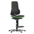 Bimos Neon 3 fix talpas, magasított szék - szinkronmechanika, fekete poliuretán párnázat, zöld