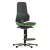 Bimos Neon 3 fix talpas, magasított szék - szinkronmechanika, szürke supertec párnázat, zöld