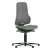 Bimos Neon 1 ESD fix talpas munkaszék - állandó érintkezésű, szürke szövet párnázat, zöld
