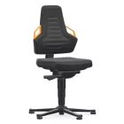 Bimos Nexxit 1 fix talpas munkaszék - narancs fogantyú, supertec párnázat