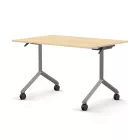 Pro összecsukható asztal 1200 mm széles lappal, 750 mm-es szürke lábbal