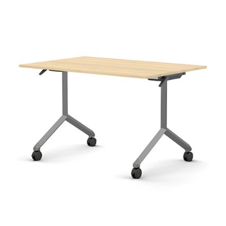 Pro összecsukható asztal 1200 mm széles lappal, 750 mm-es szürke lábbal