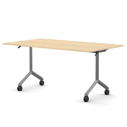 Pro összecsukható asztal 1500 mm széles lappal, 600 mm-es szürke lábbal