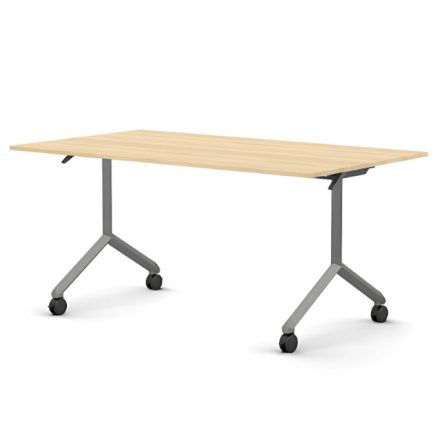 Pro összecsukható asztal 1500 mm széles lappal, 750 mm-es szürke lábbal