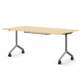   Pro összecsukható asztal 1800 mm széles lappal, 600 mm-es szürke lábbal + polc