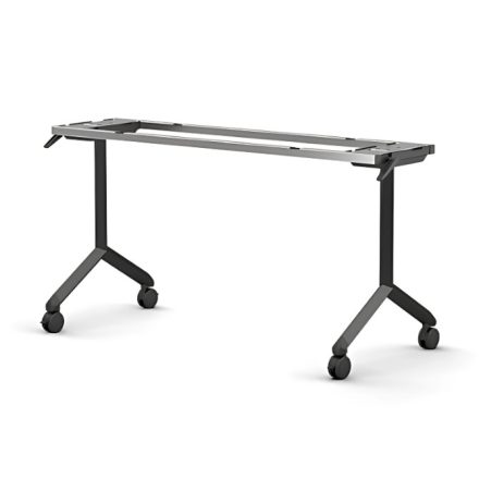 Pro összecsukható asztalváz 1465x600  mm, fekete