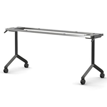 Pro összecsukható asztalváz 1765x600  mm, fekete