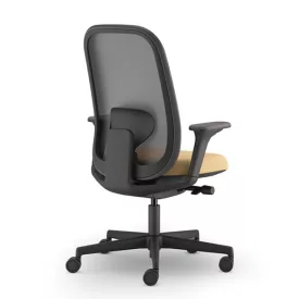 Papillon fekete irodai szék, csúsztatható üléssel