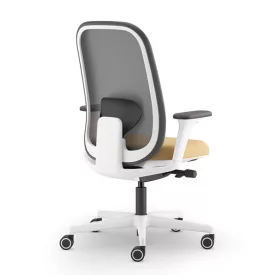 Papillon fehér irodai szék, csúsztatható üléssel