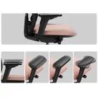 Papillon fehér irodai szék fejtámlával, csúsztatható üléssel