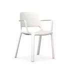 PIXEL BR szék karfával - Fehér