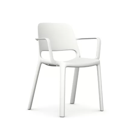 PIXEL BR szék karfával - Fehér