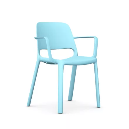 PIXEL BR szék karfával - Világoskék