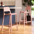 PIXEL magasított szék 750 mm - Fehér