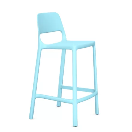 PIXEL magasított szék 650 mm - Világoskék