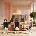 Sienna irodai szék - Szürkés bézs