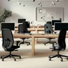 Sienna irodai szék - Fekete