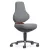 Bimos Texon 2 görgős munkaszék - szürke skintec párnázat