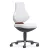 Bimos Texon Labor 2 görgős laborszék - fehér skintec párnázat