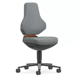   Bimos Texon Labor 2 görgős laborszék - szürke skintec párnázat