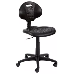 Ergonomikus ipari munkaszék strapabíró poliuretán felülettel üzemekbe