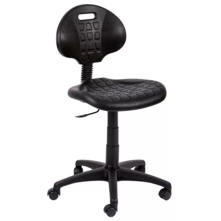 Ergonomikus ipari munkaszék strapabíró poliuretán felülettel üzemekbe