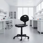 Laborszék higiénikus, poliuretán felülettel laboratóriumi munkához